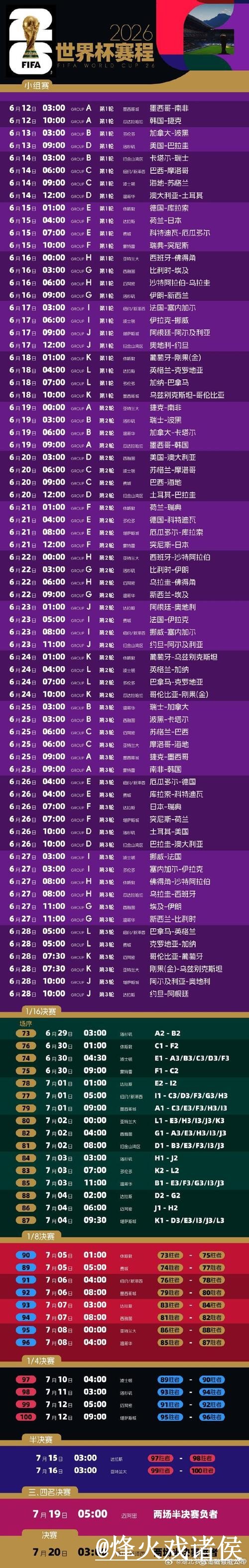 2026世界杯赛程官方网站整理，官方入口和真假辨别说明